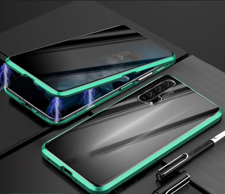 Anti-peep Magnetic Protective Shell Privacy Glass Case