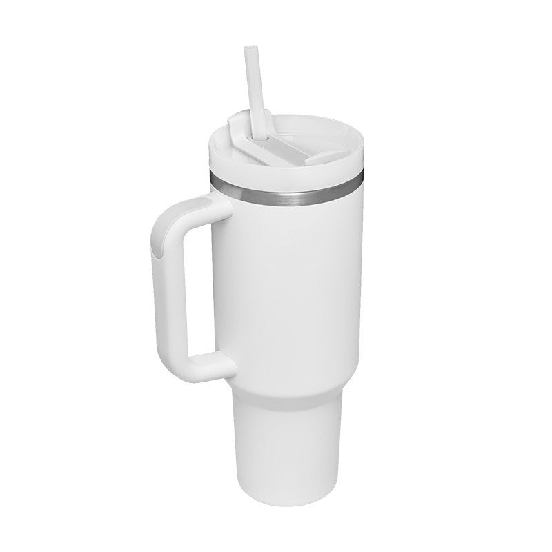 40 Oz Stainless Steel Tumbler With Lid For Car Gym Office Travel