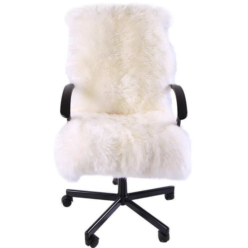 Wool Carpet Sofa Cushion Long Hair