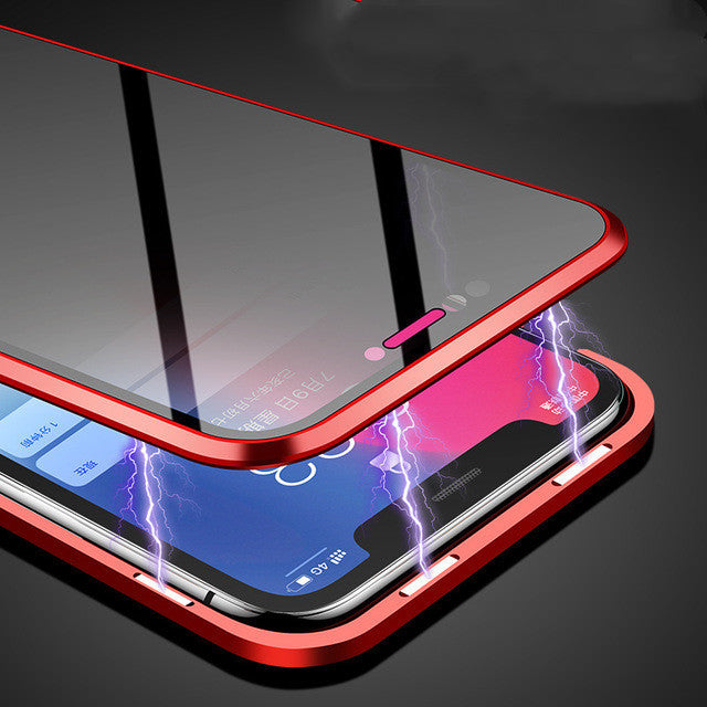 Anti-peep Magnetic Protective Shell Privacy Glass Case