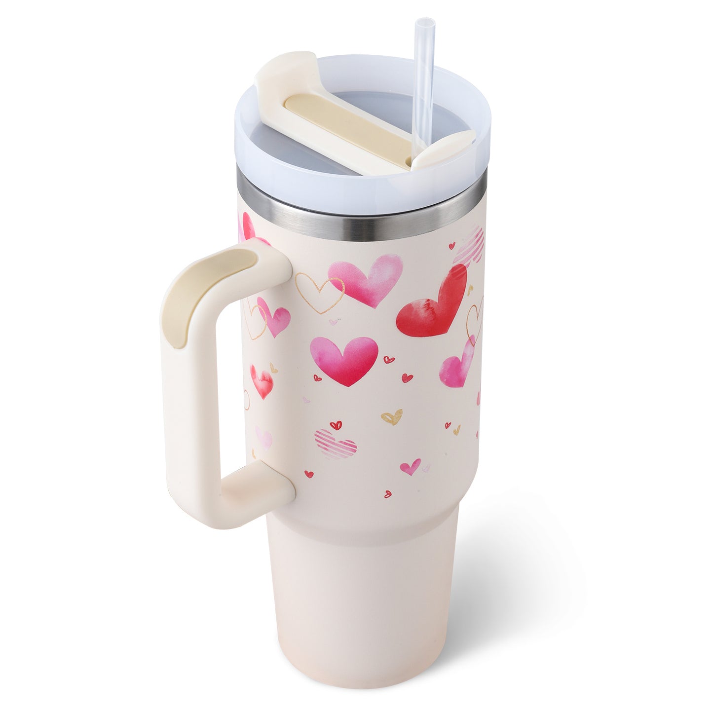 40 Oz Stainless Steel Tumbler With Lid For Car Gym Office Travel