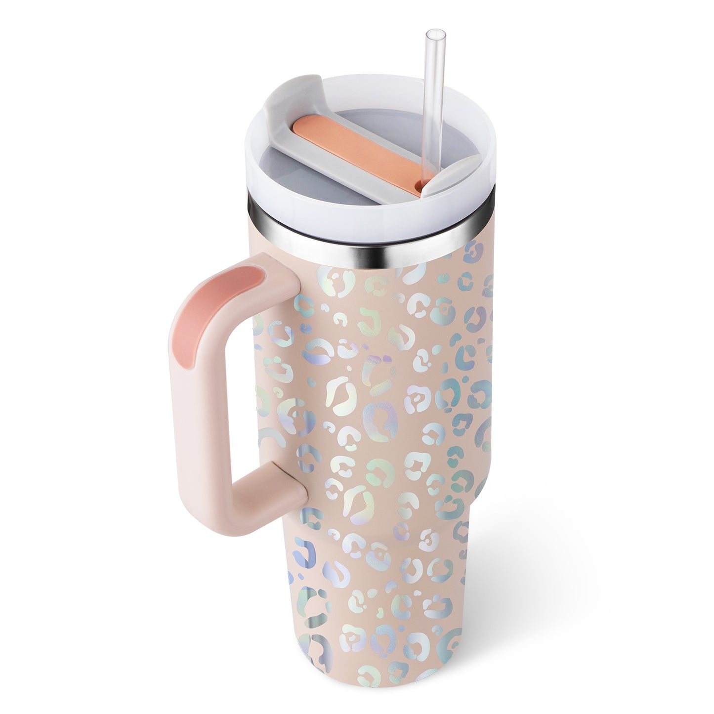 40 Oz Stainless Steel Tumbler With Lid For Car Gym Office Travel