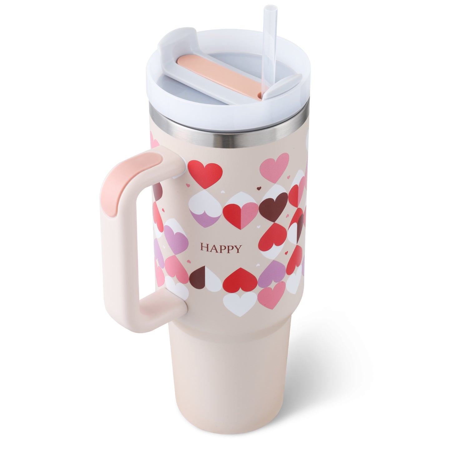 40 Oz Stainless Steel Tumbler With Lid For Car Gym Office Travel