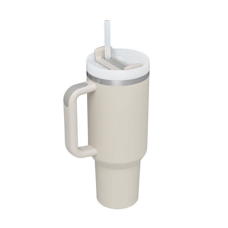40 Oz Stainless Steel Tumbler With Lid For Car Gym Office Travel