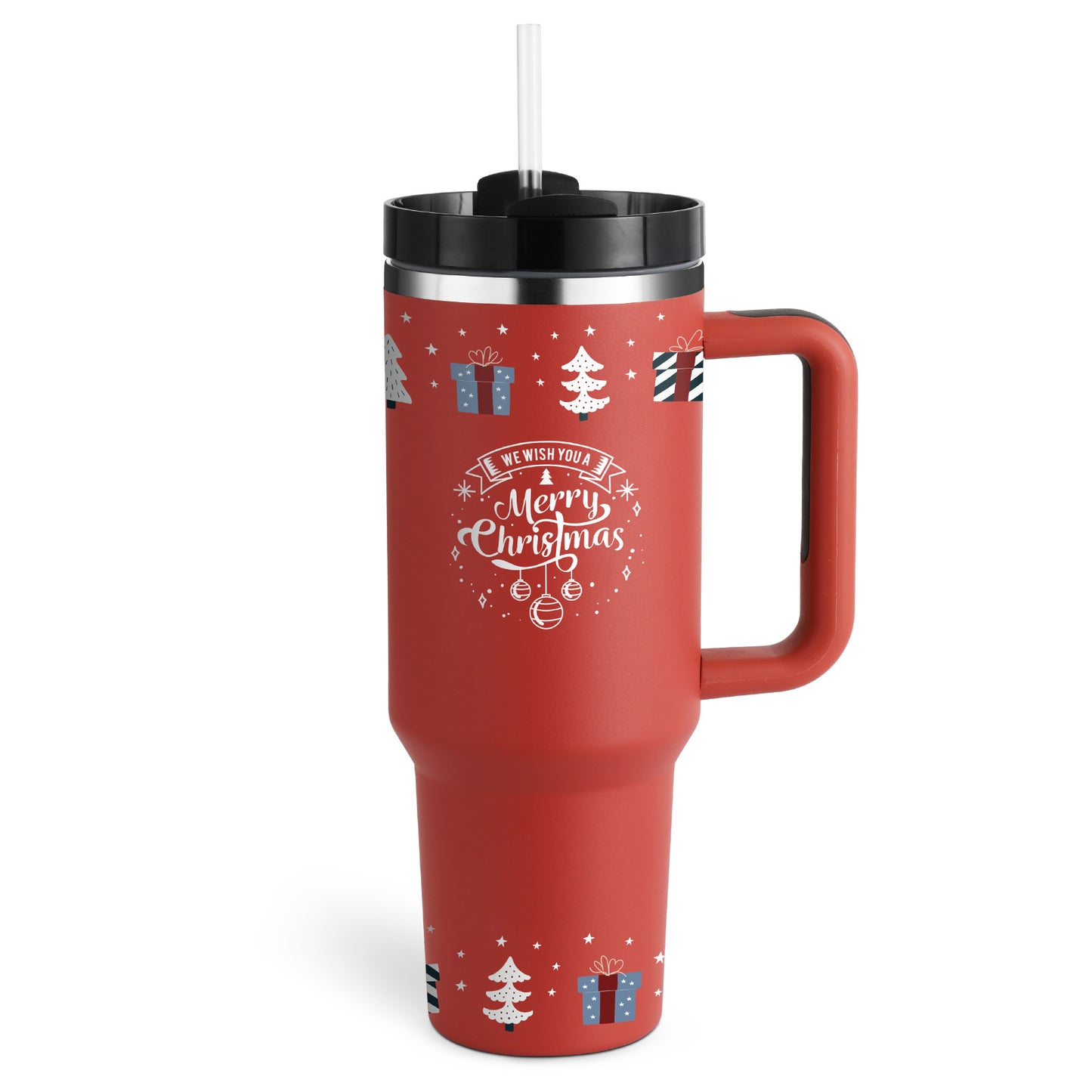 40 Oz Stainless Steel Tumbler With Lid For Car Gym Office Travel
