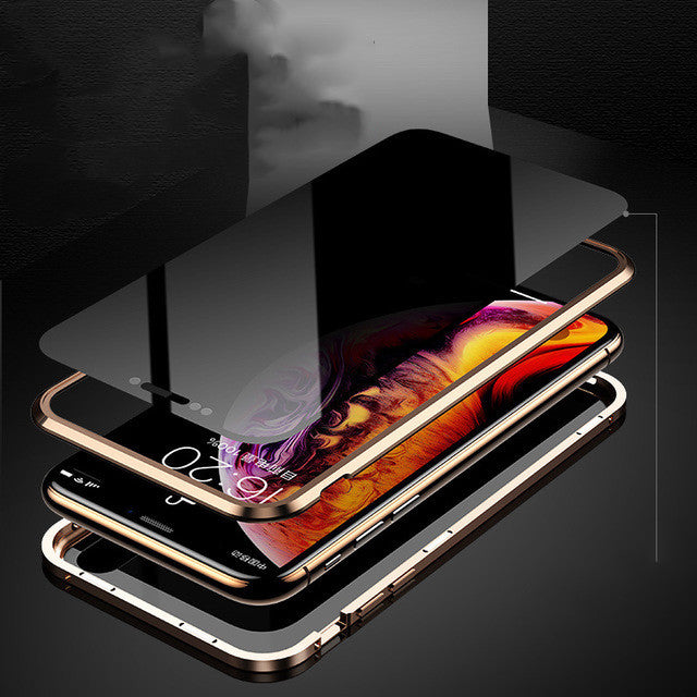 Anti-peep Magnetic Protective Shell Privacy Glass Case