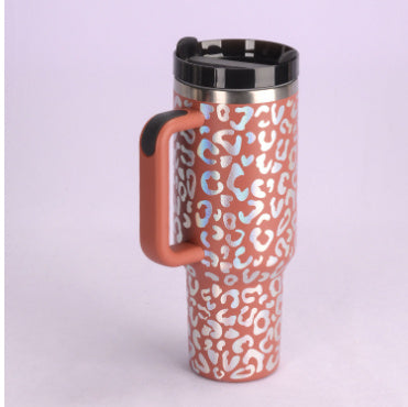 40 Oz Stainless Steel Tumbler With Lid For Car Gym Office Travel