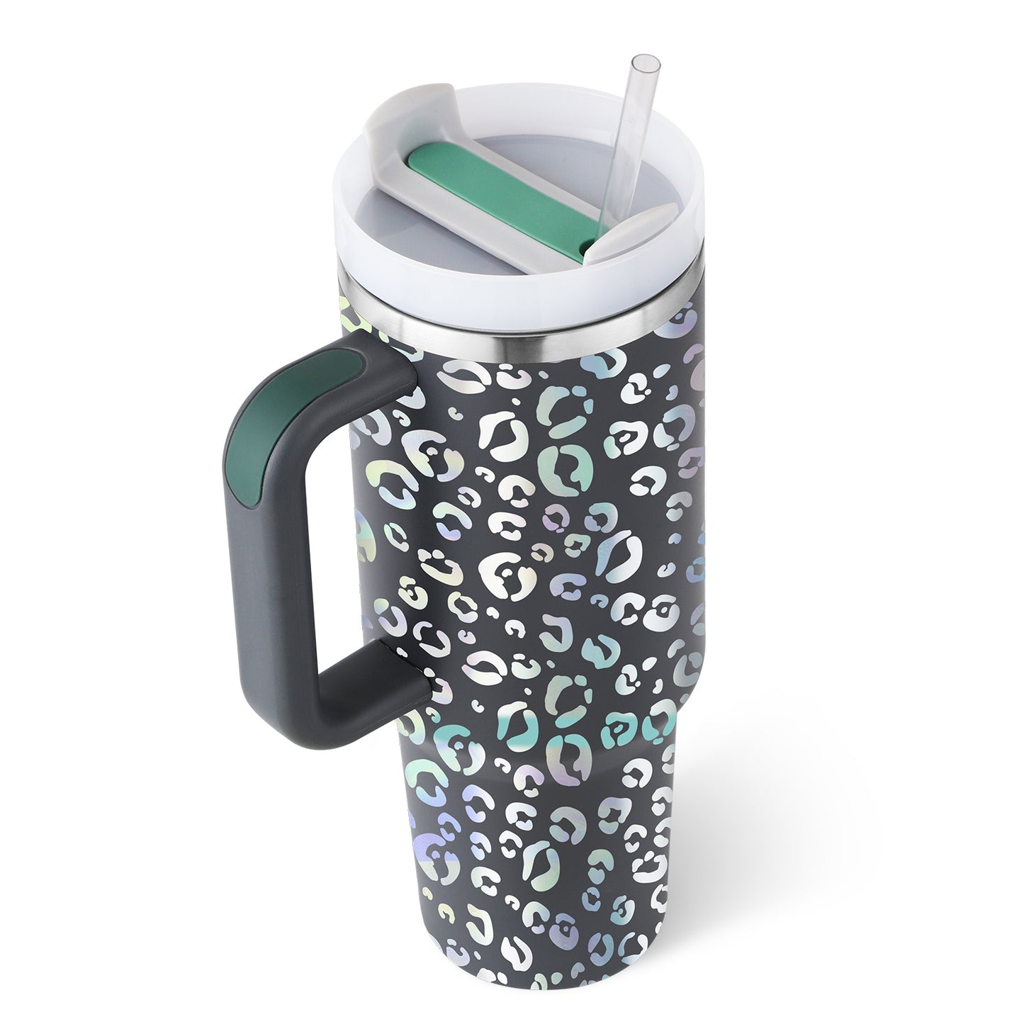 40 Oz Stainless Steel Tumbler With Lid For Car Gym Office Travel