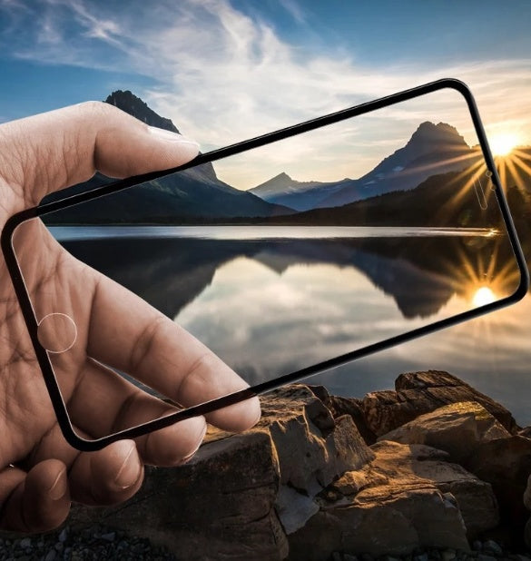 Anti-peep Magnetic Protective Shell Privacy Glass Case