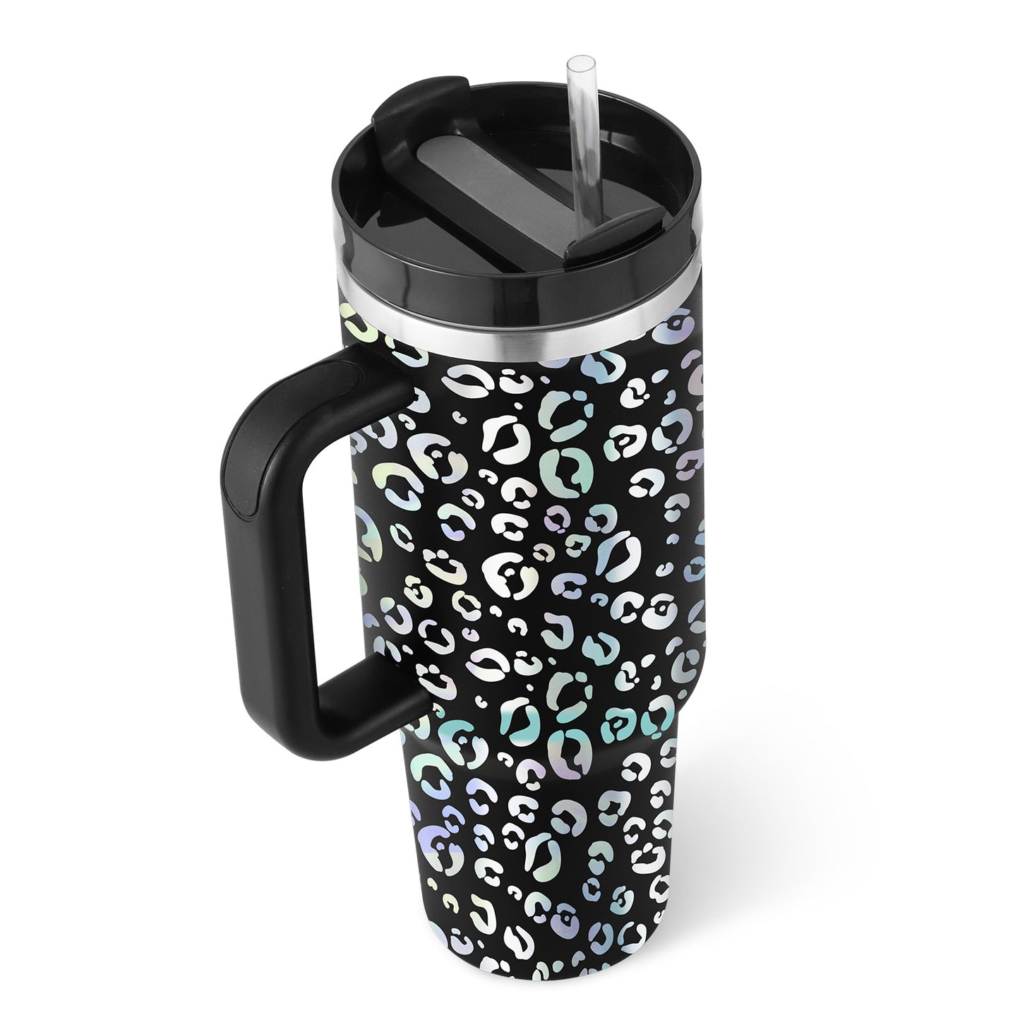 40 Oz Stainless Steel Tumbler With Lid For Car Gym Office Travel