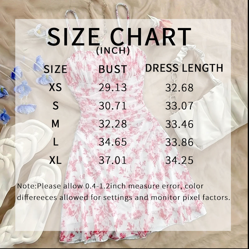 Women's Boho Floral Print Mini Dress