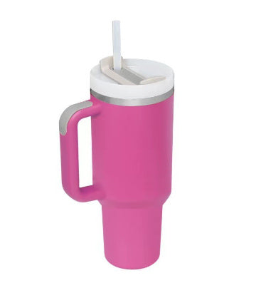 40 Oz Stainless Steel Tumbler With Lid For Car Gym Office Travel