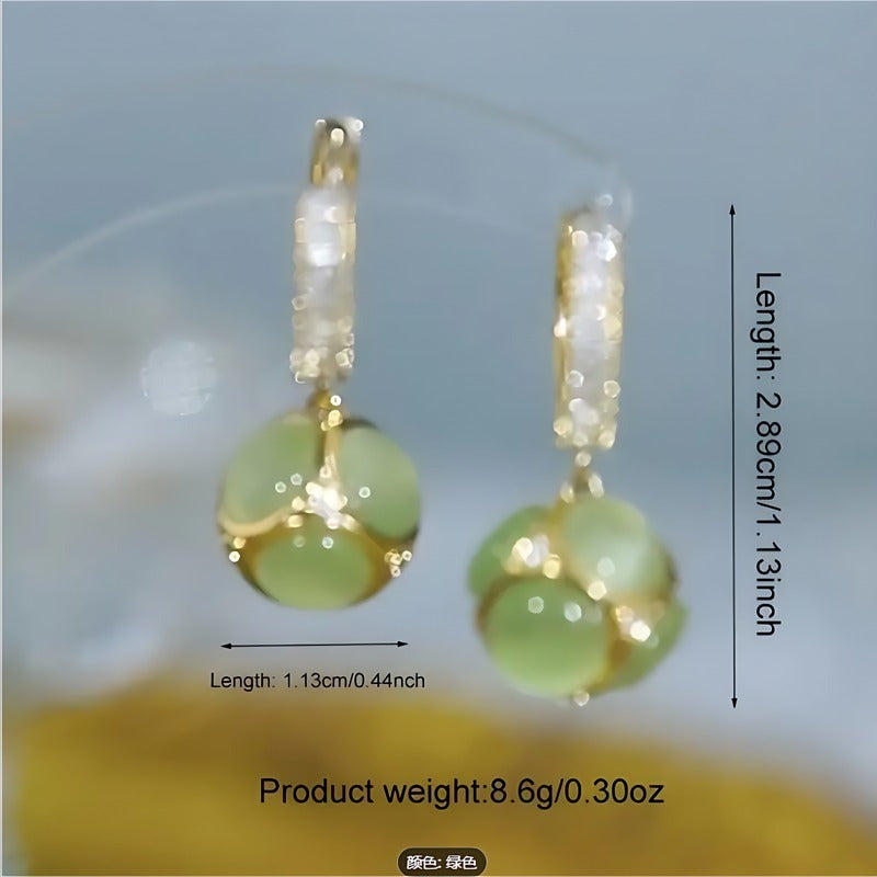 Women's Ball Pendant Earrings