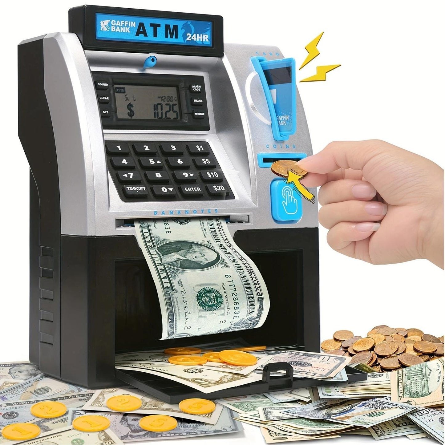 Interactive Children's ATM Piggy Bank - An Interactive Game With Real ATM Functions