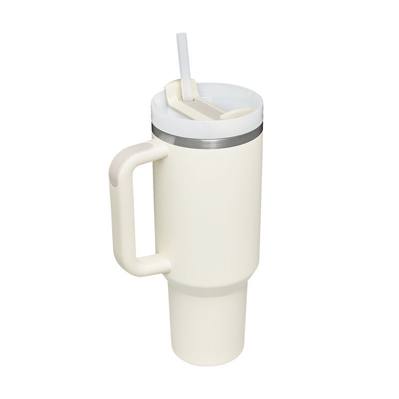 40 Oz Stainless Steel Tumbler With Lid For Car Gym Office Travel