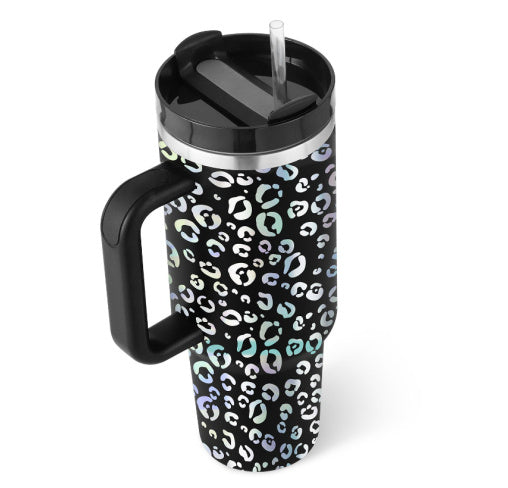 40 Oz Stainless Steel Tumbler With Lid For Car Gym Office Travel