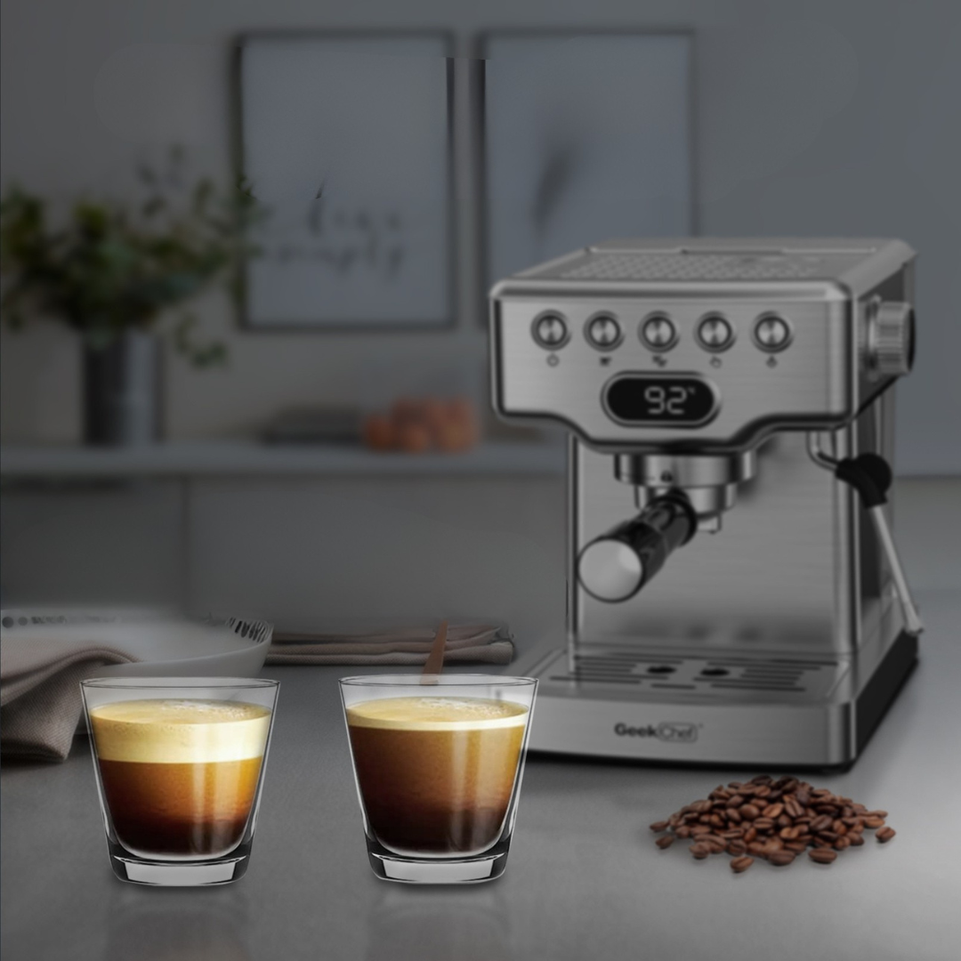 Bar Espresso Machine With Milk Frother For Latte, Cappuccino, Macchiato