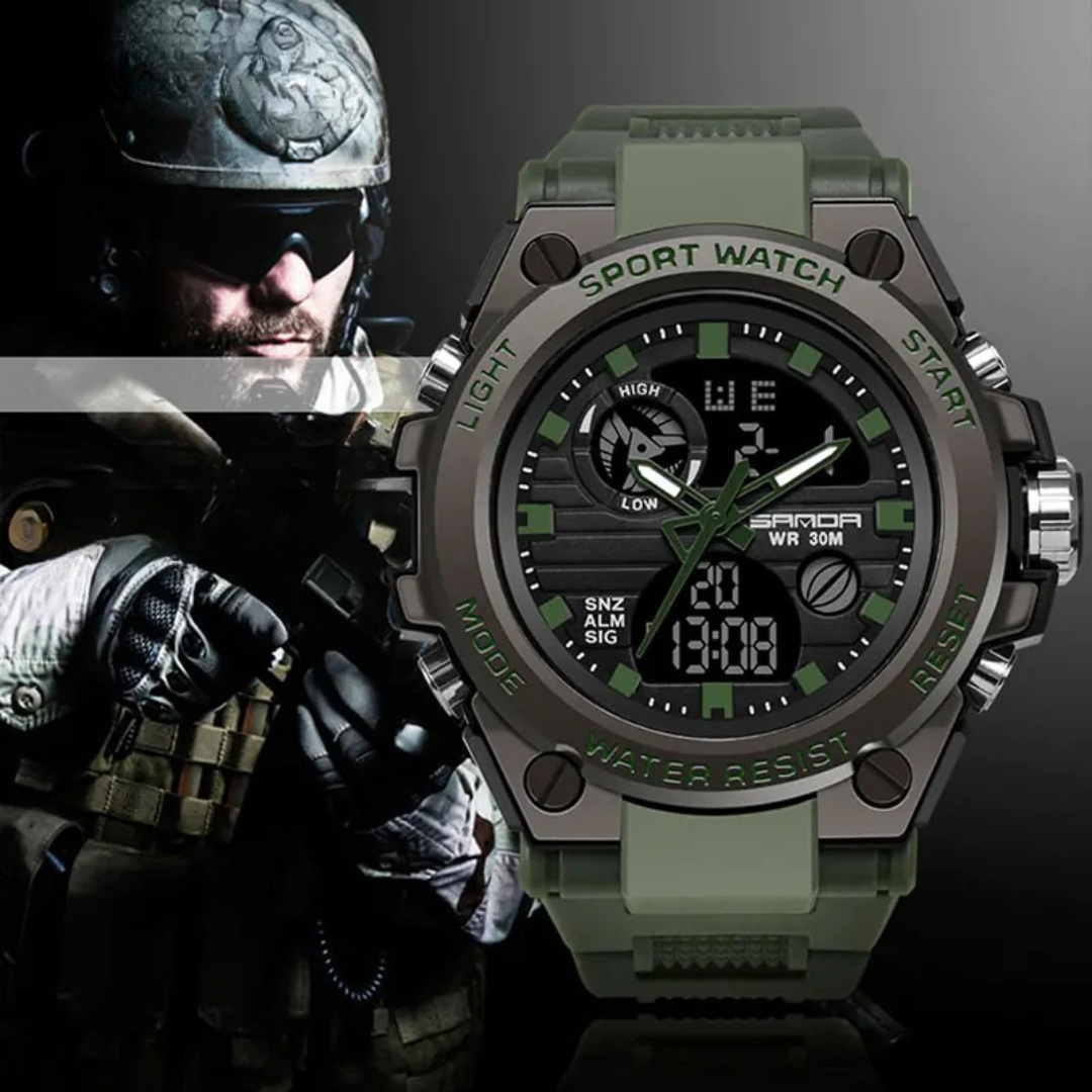Luminous Chronograph Digital Watch for Leisure Use