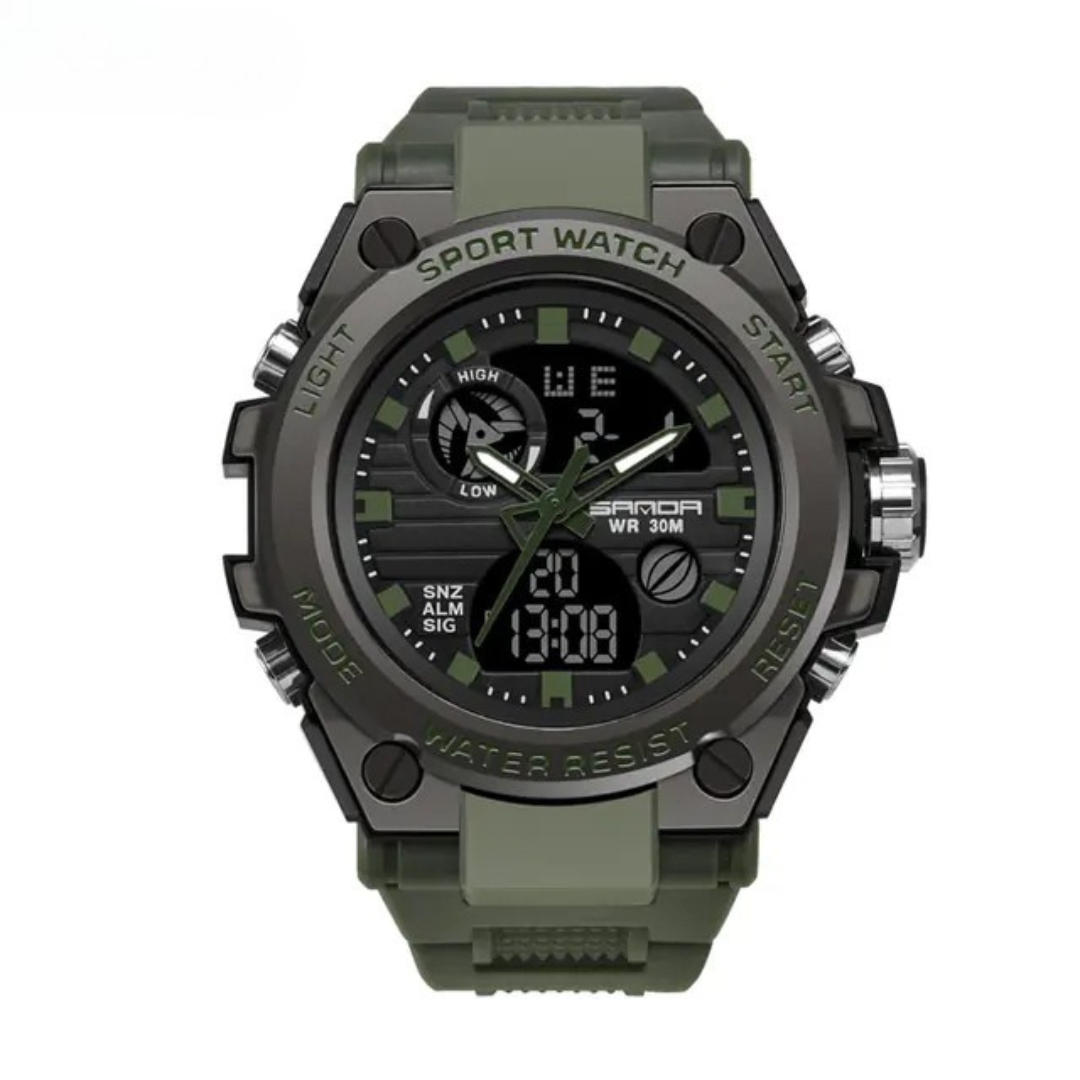 Luminous Chronograph Digital Watch for Leisure Use