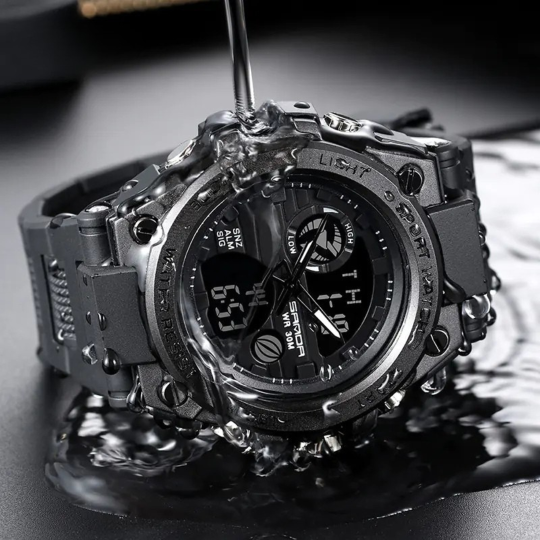 Luminous Chronograph Digital Watch for Leisure Use