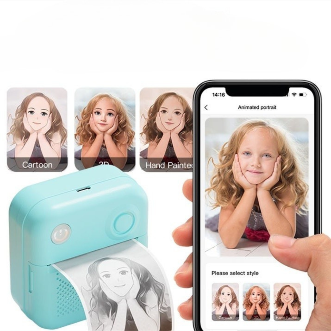 Mini Label Printer Student Pocket Portable Printer