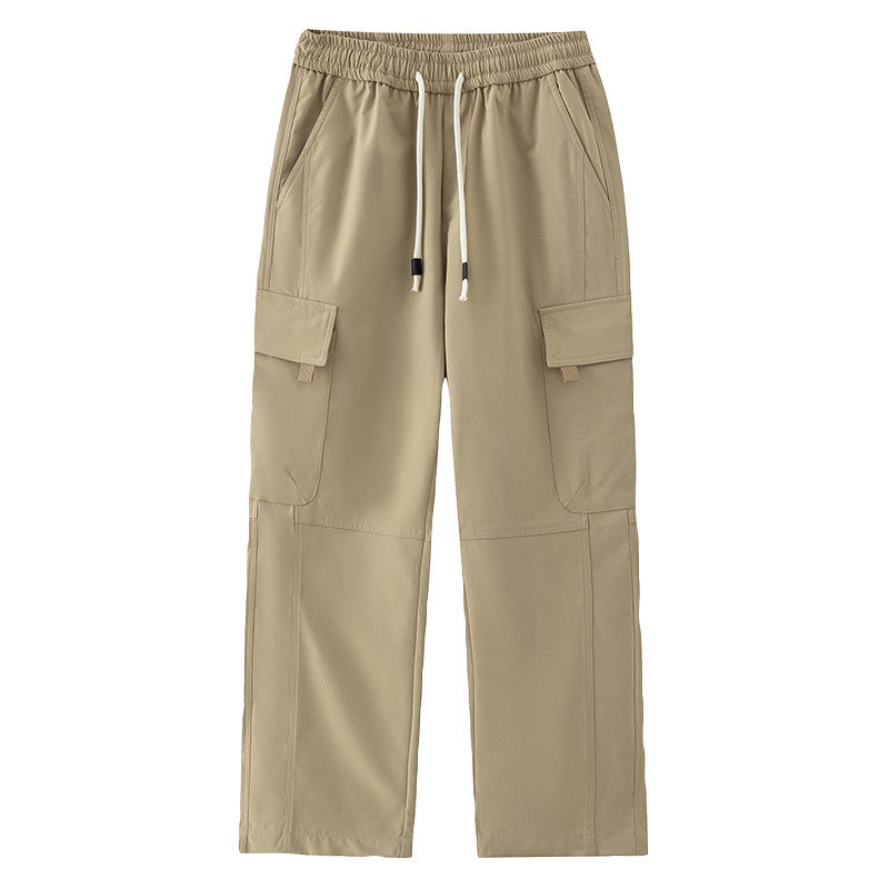 Men's Casual Korean-style Trendy Loose Straight Cargo Trousers