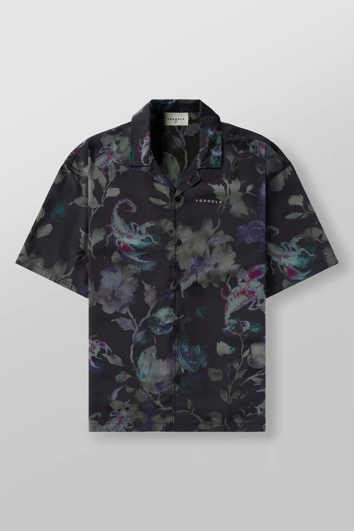 Men's Printed Casual Loose Short Sleeves Top