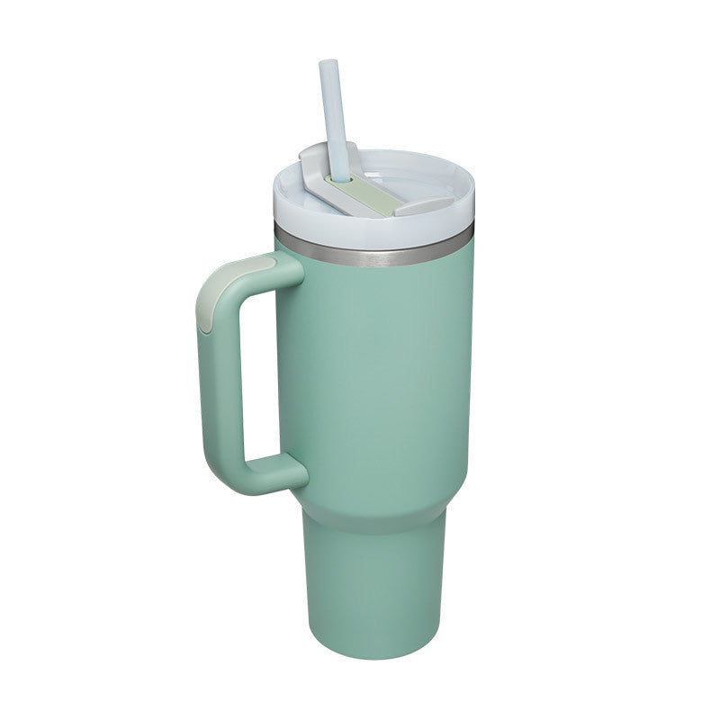40 Oz Stainless Steel Tumbler With Lid For Car Gym Office Travel