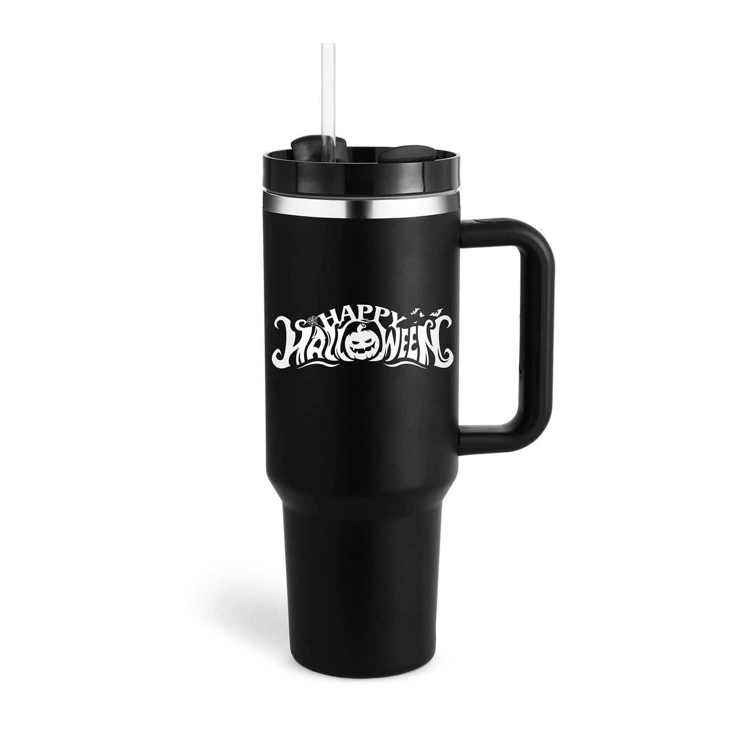 40 Oz Stainless Steel Tumbler With Lid For Car Gym Office Travel