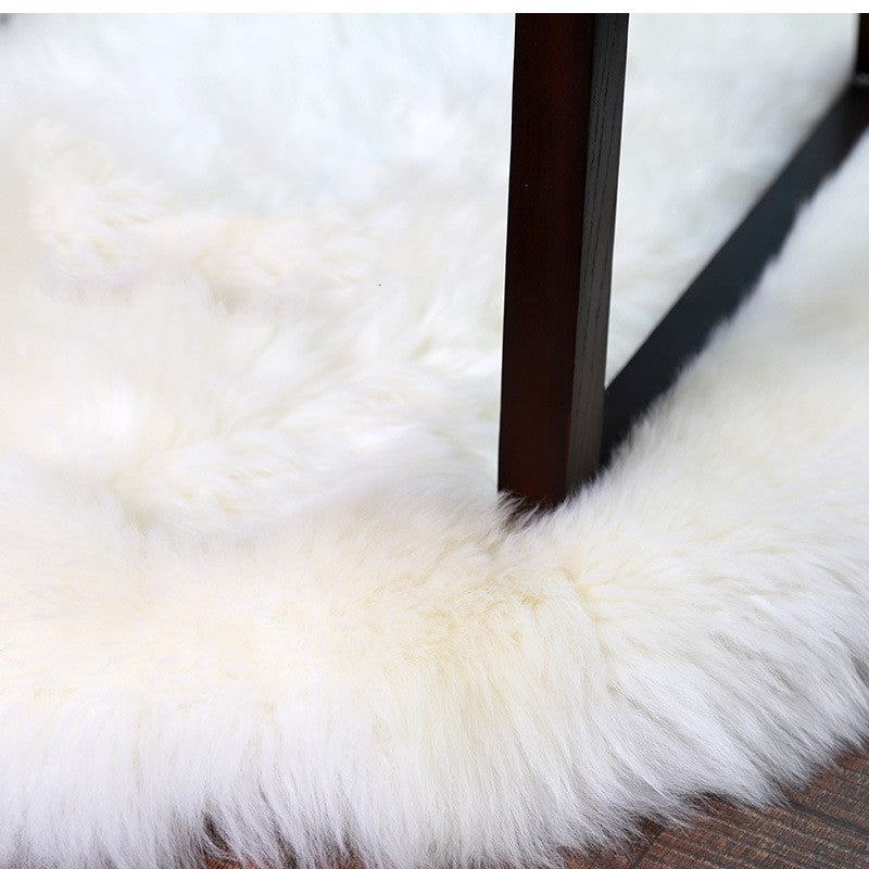 Wool Carpet Sofa Cushion Long Hair