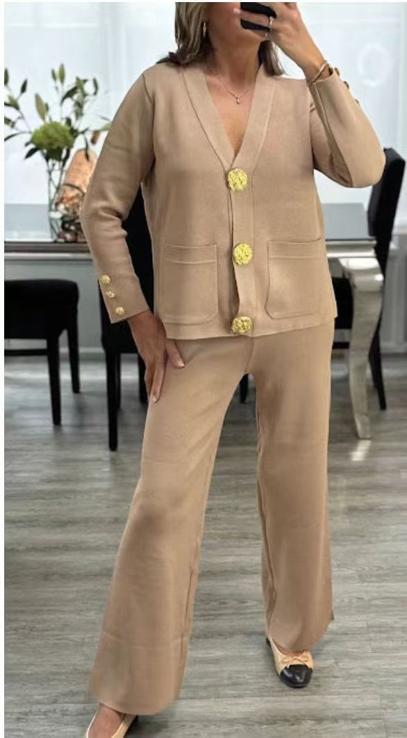 Fashion Two-piece Suit Female Spring And Autumn All-match