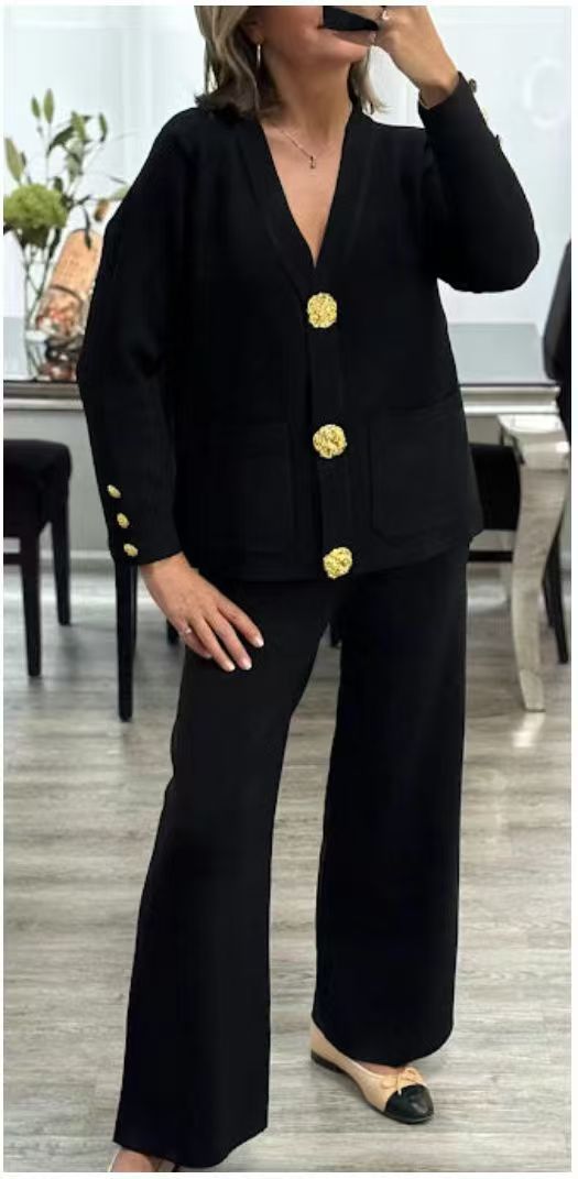 Fashion Two-piece Suit Female Spring And Autumn All-match