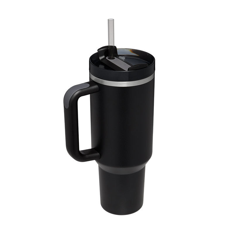 40 Oz Stainless Steel Tumbler With Lid For Car Gym Office Travel