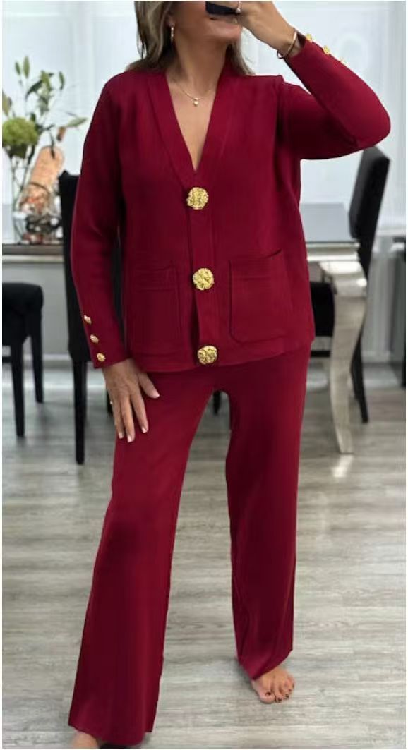 Fashion Two-piece Suit Female Spring And Autumn All-match