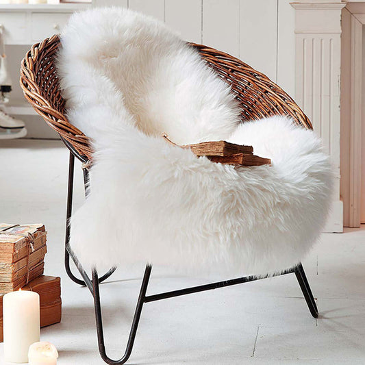Wool Carpet Sofa Cushion Long Hair