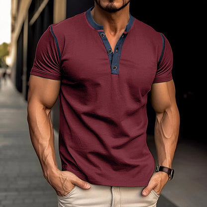 Short-sleeved Men's Polo T-shirt