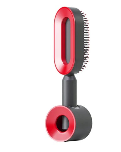 Women Anti-Static Scalp Massage Self Cleaning Hair Brush