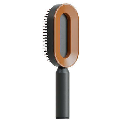 Women Anti-Static Scalp Massage Self Cleaning Hair Brush
