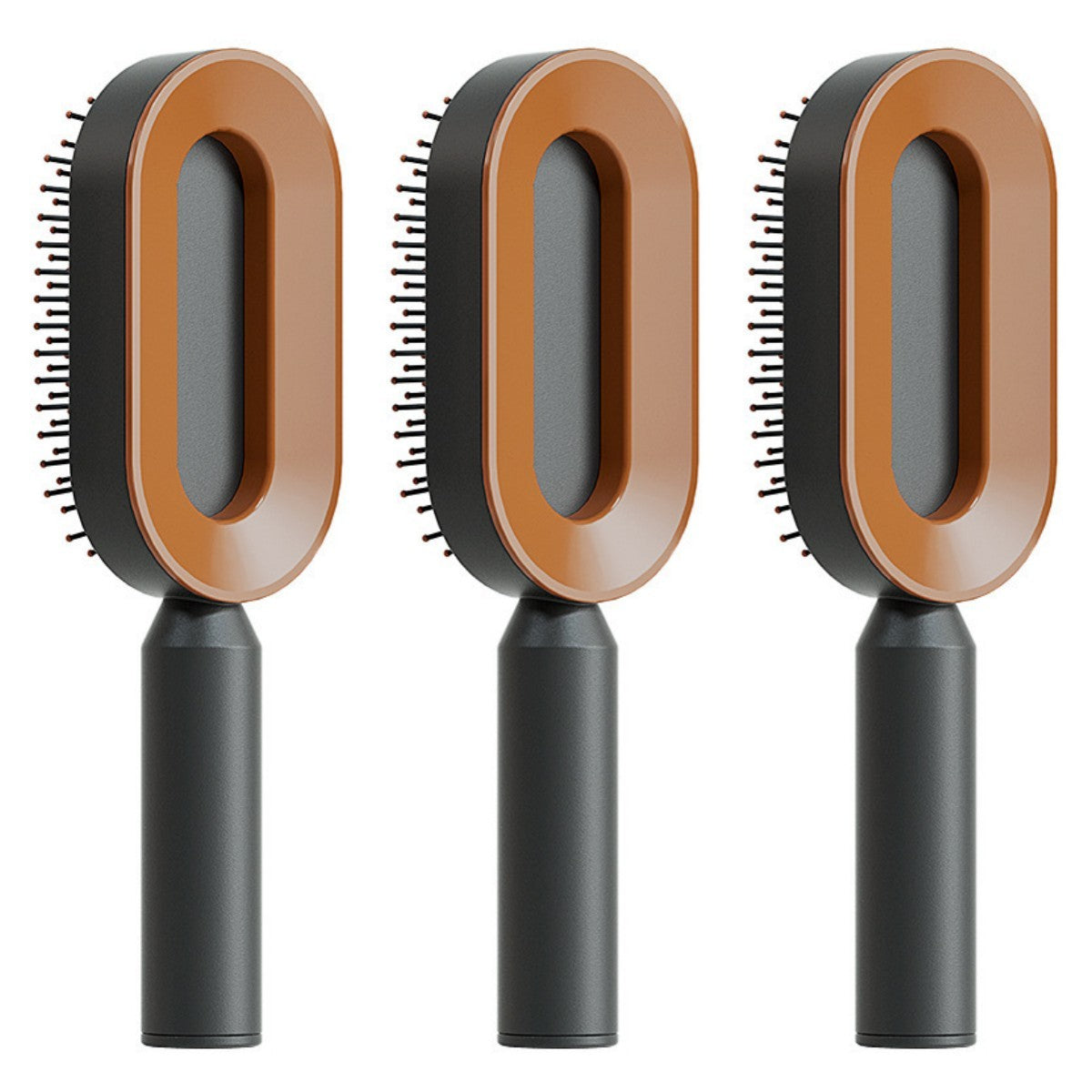 Women Anti-Static Scalp Massage Self Cleaning Hair Brush