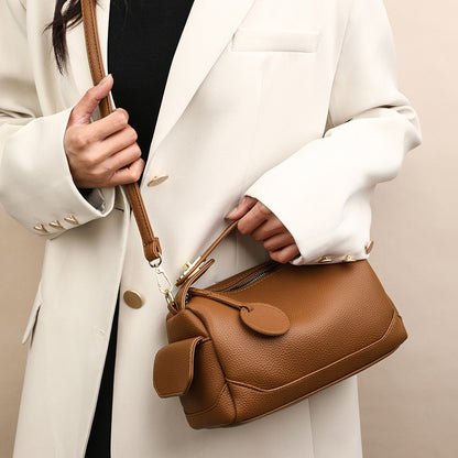 Women's Crossbody Soft Leather  Pillow Bag