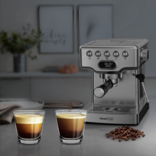 Bar Espresso Machine With Milk Frother For Latte, Cappuccino, Macchiato
