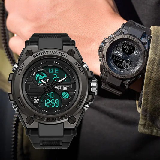 Luminous Chronograph Digital Watch for Leisure Use