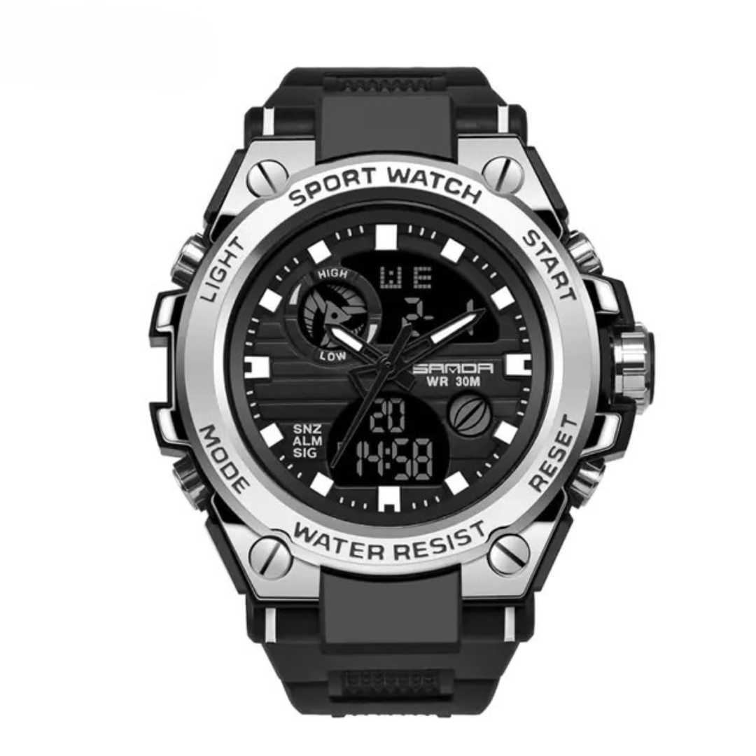 Luminous Chronograph Digital Watch for Leisure Use