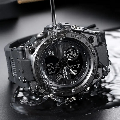 Luminous Chronograph Digital Watch for Leisure Use