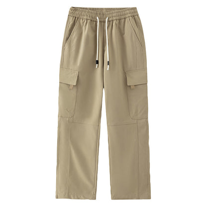 Men's Casual Korean-style Trendy Loose Straight Cargo Trousers