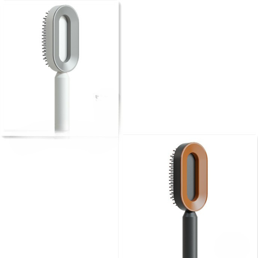 Women Anti-Static Scalp Massage Self Cleaning Hair Brush