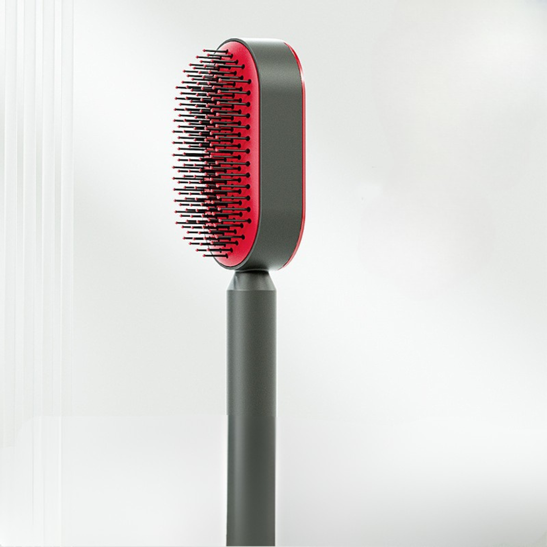 Women Anti-Static Scalp Massage Self Cleaning Hair Brush