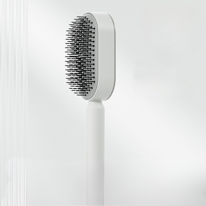 Women Anti-Static Scalp Massage Self Cleaning Hair Brush