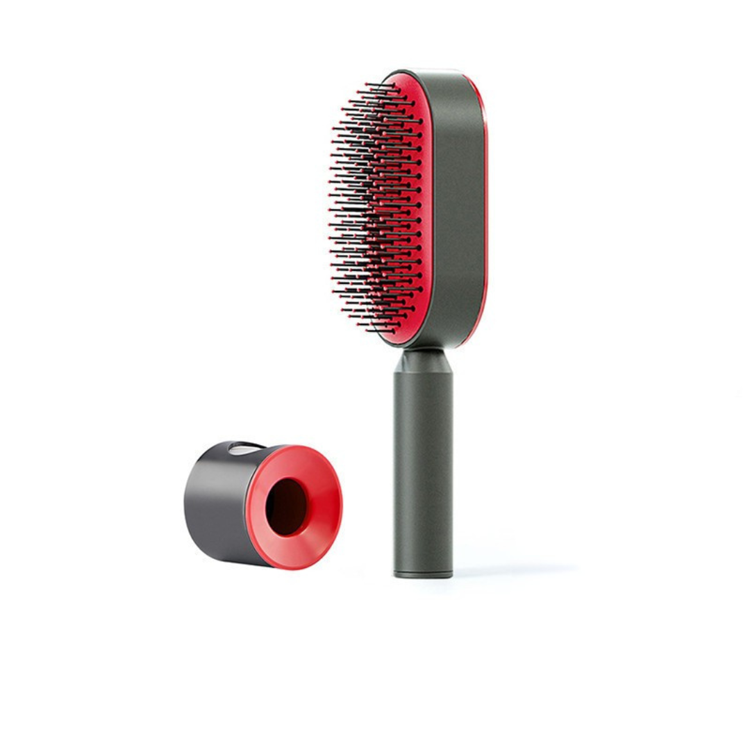 Women Anti-Static Scalp Massage Self Cleaning Hair Brush