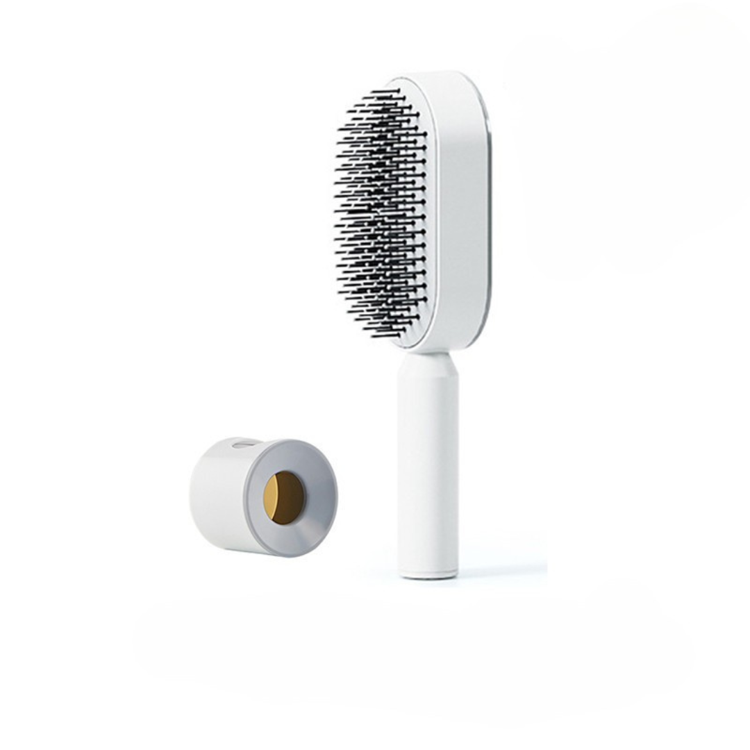 Women Anti-Static Scalp Massage Self Cleaning Hair Brush